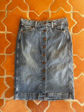 J. Crew Denim 5-pocket Pencil Skirt Size 4
